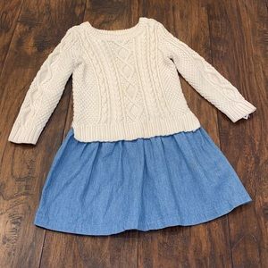 Gap Sweater Jean Dress